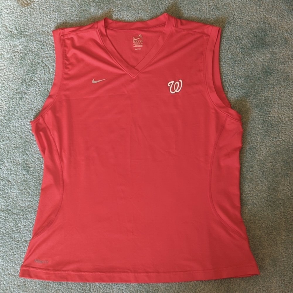 Nike Fit Washington Nationals Sleeveless Shirt XL